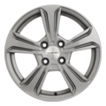 KHW1502 (Solano) Колесный диск Khomen Wheels KHW1502 (Solano) 6xR15 4x100 ET45 DIA54.1 G-Silver 